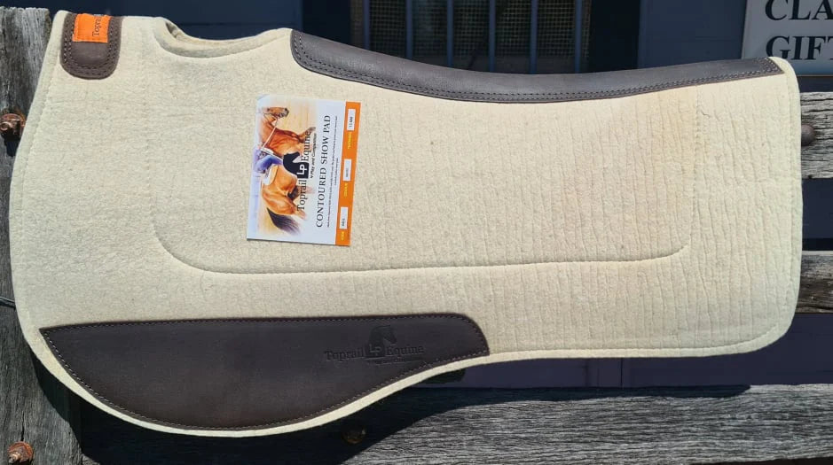 Contoured Show/Competition Saddle Pad