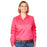 Just Country Jahna Collection - 1/2 Button Full Sleeve - Hot Pink
