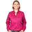 Just Country Jahna Collection - 1/2 Button Full Sleeve - Magenta