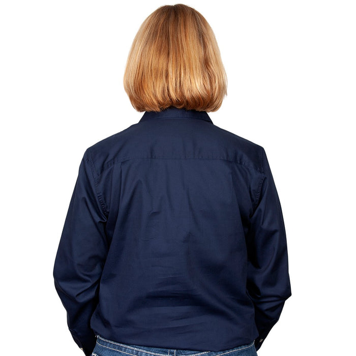 Just Country Jahna Collection - 1/2 Button Full Sleeve - Navy