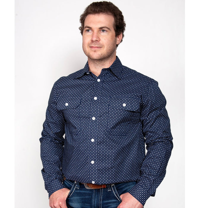 Just Country Austin Collection - Full Button Navy