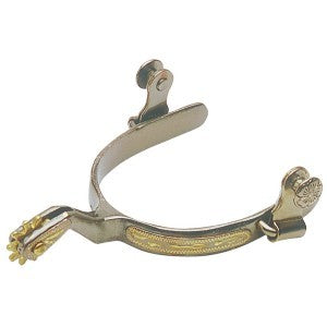 Midnight Silver Roping Spurs — Circle B Western Wear Saddlery